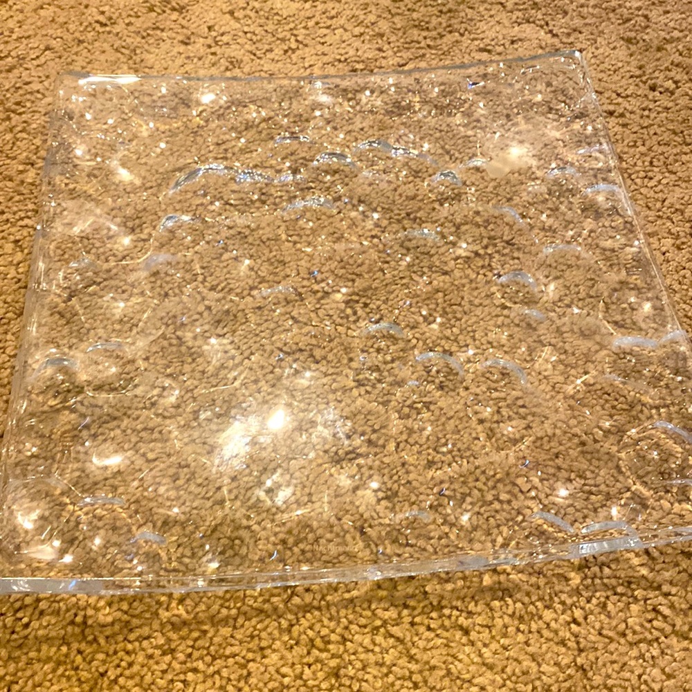 NACHTMANN Sphere bubble glass plate 11” makers mark